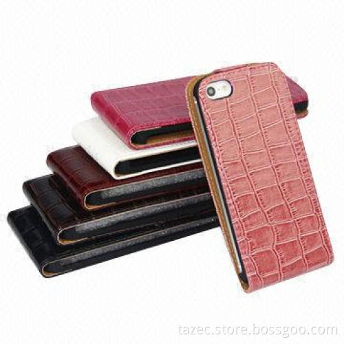 Book Style Cases for iPhone 4/4S/5 and Samsung, Available in Various Colors